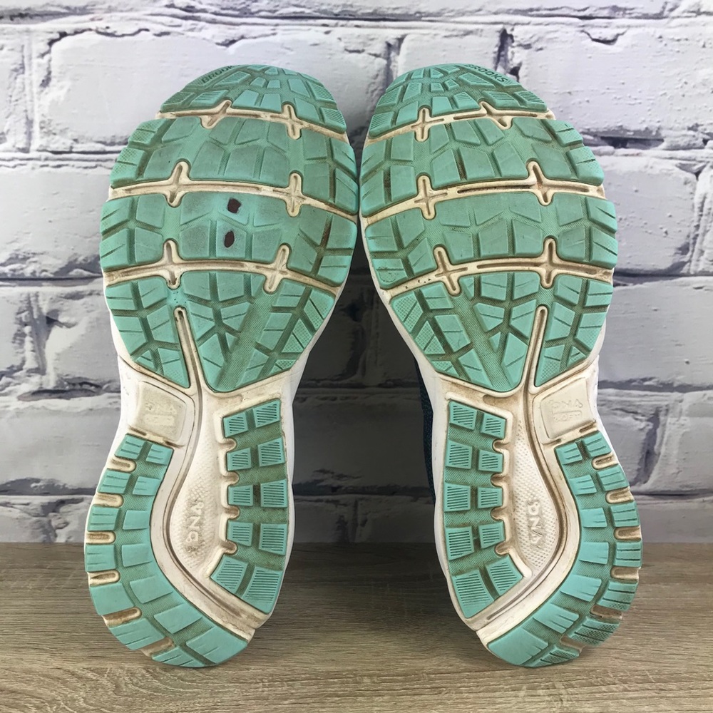 Brooks Ghost 11 Blue Running Shoes Wide Fit - Picture 9 of 10
